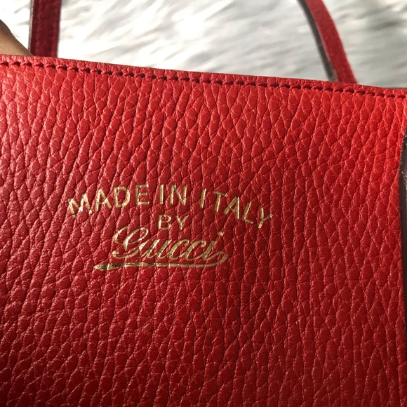 Gucci swing red tote - Picture 7 of 14